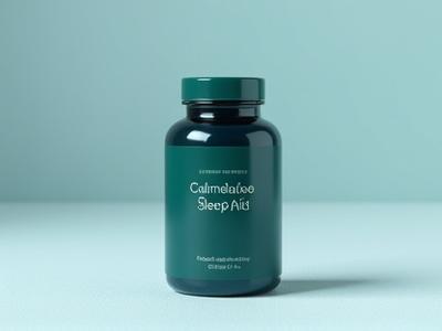 CalmEase Sleep Aid supplement bottle